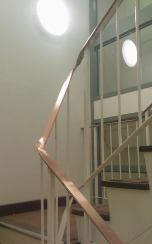 Langley Projects Ltd  Copper Handrails Handraits   photogtaphy Handrails_Copper2-640x480