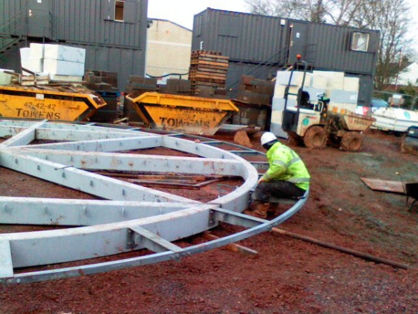 Langley Projects Ltd  Heathfield School Structural Steelwork   photogtaphy Structural_Heathfield10-640x480