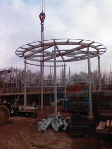 Langley Projects Ltd  Heathfield School Structural Steelwork   photogtaphy Structural_Heathfield13-640x480