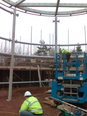 Langley Projects Ltd  Heathfield School Structural Steelwork   photogtaphy Structural_Heathfield14-640x480
