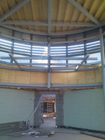 Langley Projects Ltd  Heathfield School Structural Steelwork   photogtaphy Structural_Heathfield2-640x480