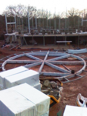 Langley Projects Ltd  Heathfield School Structural Steelwork   photogtaphy Structural_Heathfield5-640x480