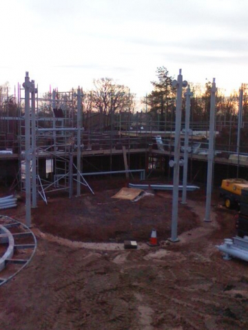 Langley Projects Ltd  Heathfield School Structural Steelwork   photogtaphy Structural_Heathfield6-640x480