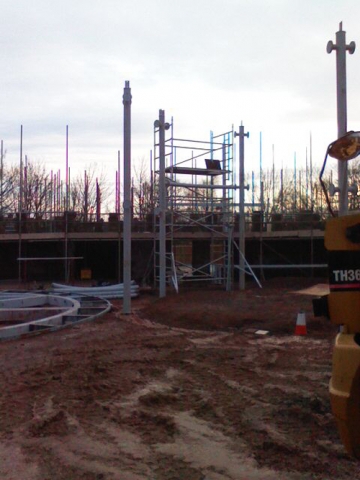 Langley Projects Ltd  Heathfield School Structural Steelwork   photogtaphy Structural_Heathfield7-640x480